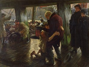 Il figliol prodigo nella vita moderna: Il ritorno, 1880 da James Jacques Joseph Tissot